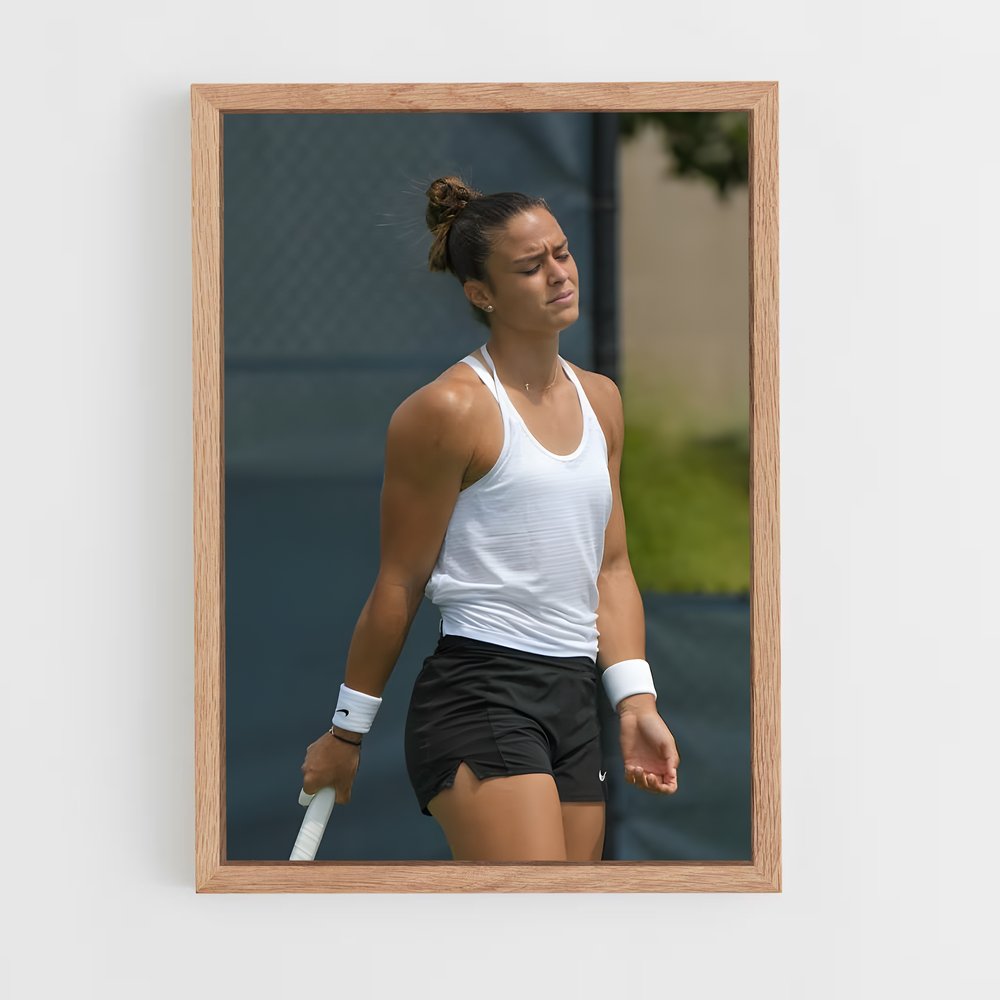 Poster Smash de Sakkari – affiche Tennis (vue 4)